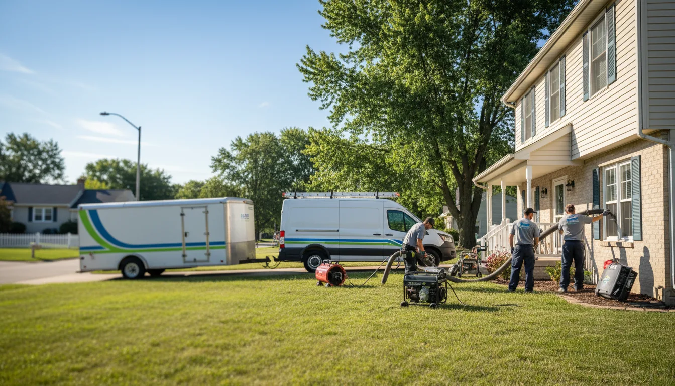 Flooded Basement Restoration And Cleanup With Repair in Humbird, WI near me